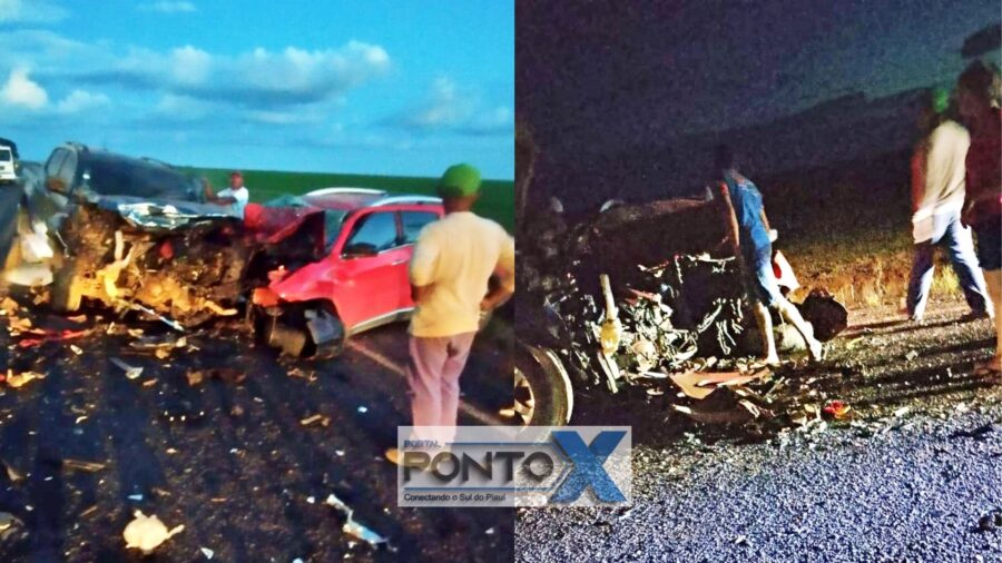 Três pessoas morrem em colisão frontal no Distrito de Nova Santa Rosa, região Sul do Piauí