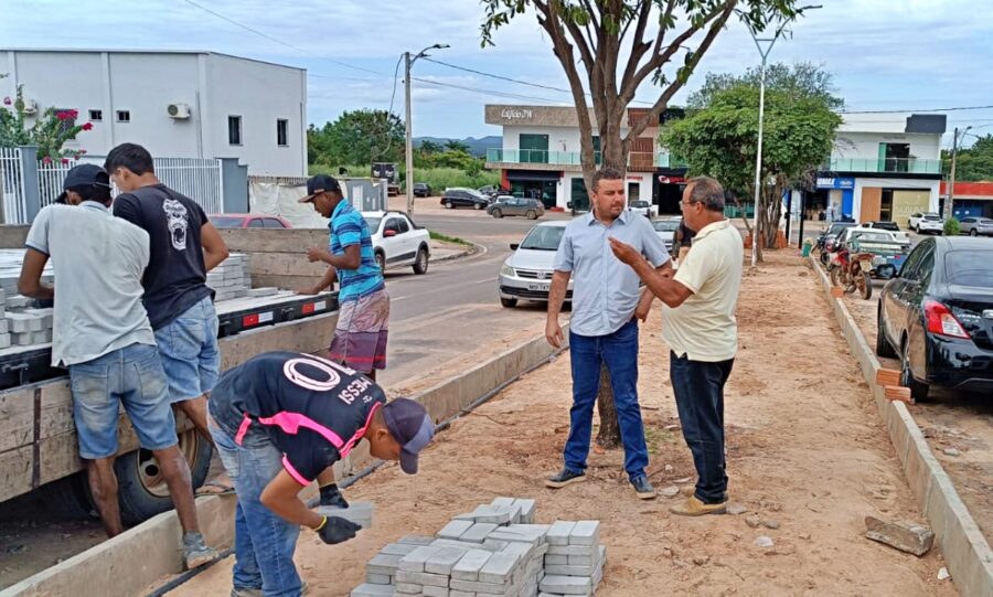 Revitalização da Avenida Josué Parente avança em Bom Jesus; (vídeo)