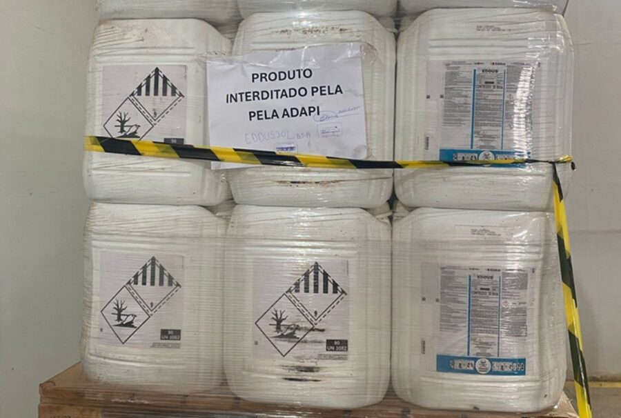Mais de 25 toneladas de agrotóxicos vencidos são interditadas em Bom Jesus durante fiscalização