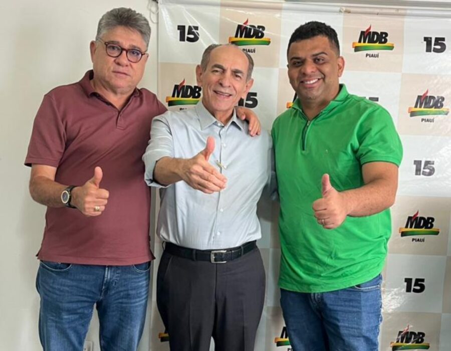 Prefeito Arlei busca investimentos em reunião com senador Marcelo Castro e deputado João Madison