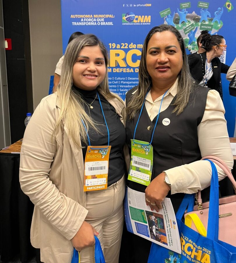 Juliete Lago e Evinólia Lago participam do Movimento Mulheres Municipalistas