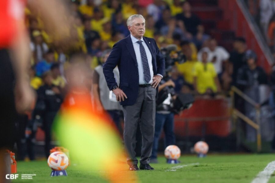 Carlo Ancelotti analisa estreia pela Seleção Brasileira