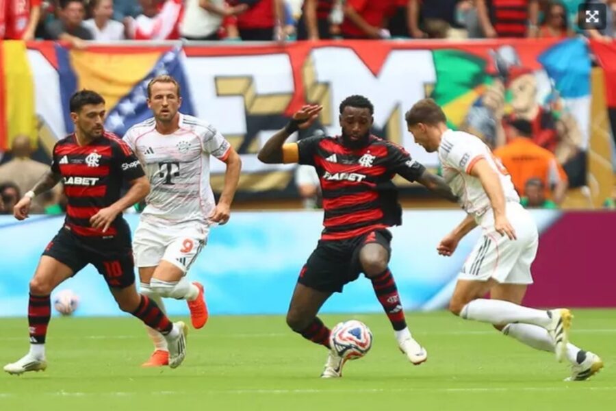 Flamengo comete erros com a bola, é castigado pelo Bayern e cai no Mundial