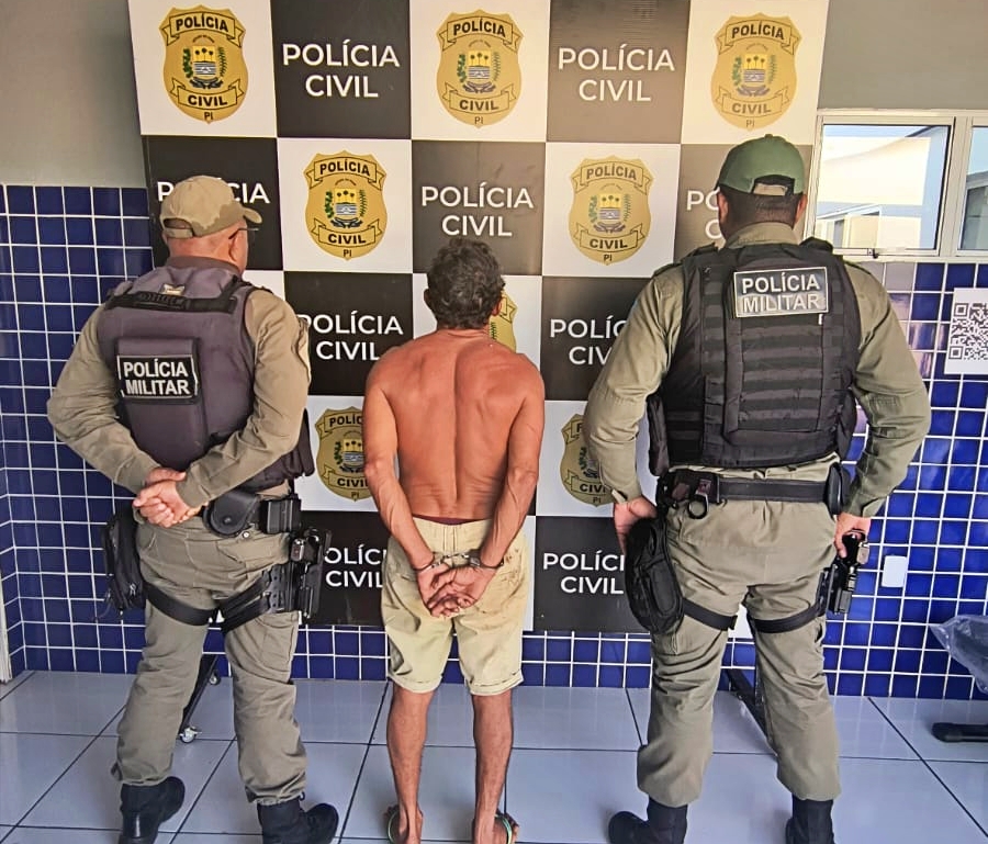 PM cumpre mandado de prisão por homicídio em Cristino Castro