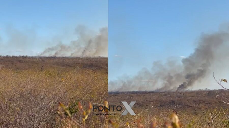 (Vídeo): Incêndio de grandes proporções atinge Cânions do Viana em Bom Jesus e se aproxima de comunidades locais