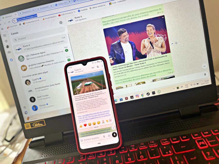 📲 Portal Ponto X está nos Canais do WhatsApp; veja como participar e receber notícias em tempo real