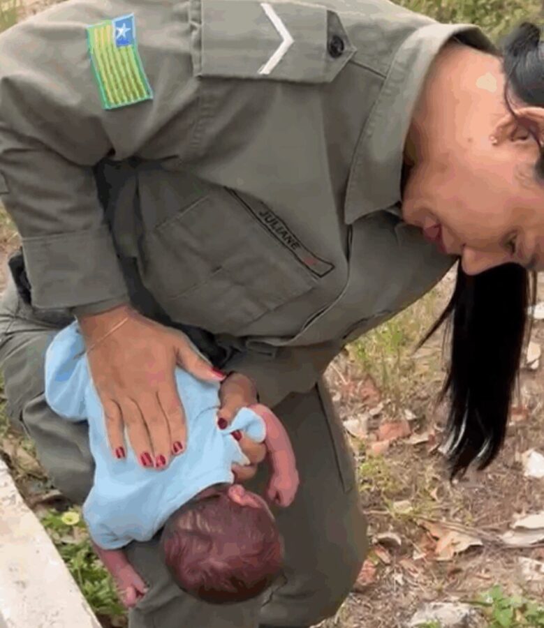 Polícia Militar salva recém-nascido engasgado durante atendimento de emergência no Piauí