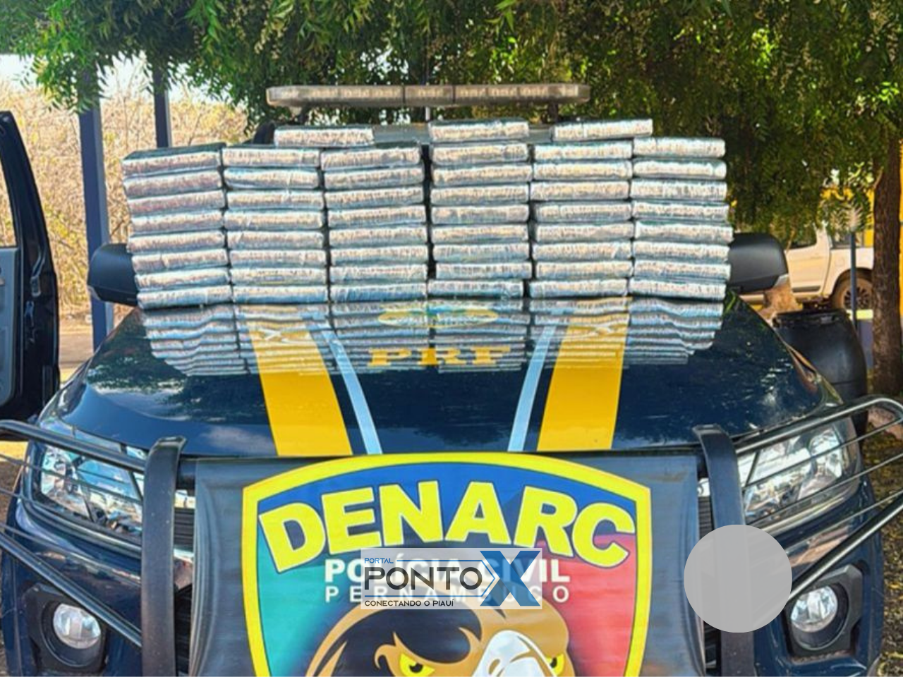 PRF apreende 51 kg de cocaína e prende homem na BR-316, em cidade do centro-sul do Piauí