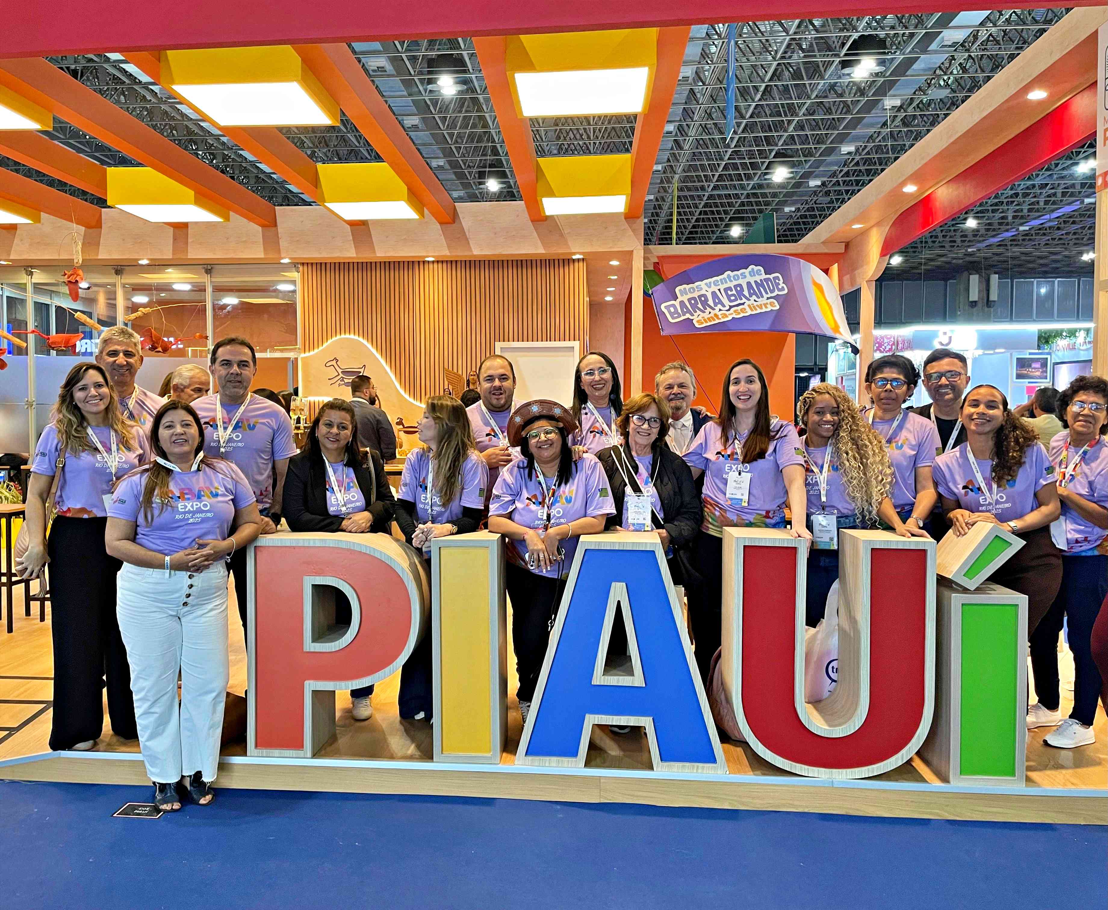 Comitiva piauiense apresenta potencial turístico do estado na ABAV Expo, maior feira nacional do setor