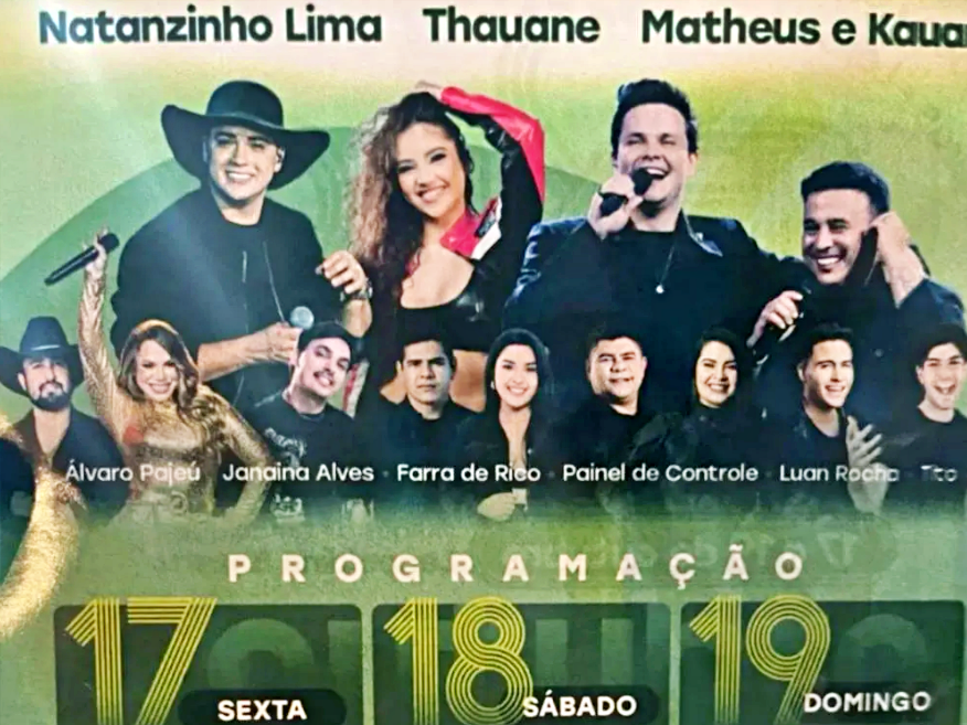 Prefeitura de Alvorada do Gurguéia divulga programação oficial da EXPOAG 2025