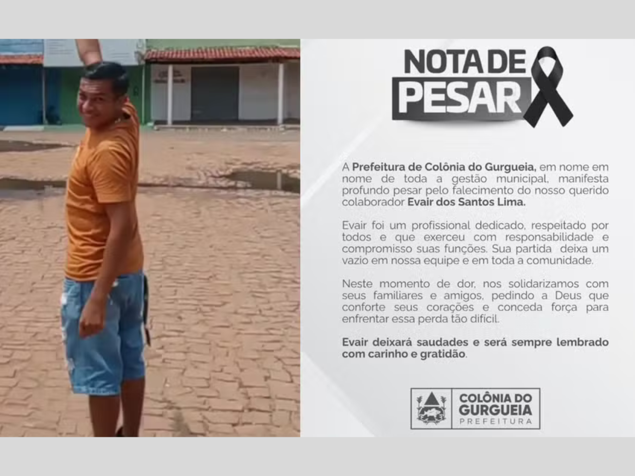 Funcionário da prefeitura de Colônia do Gurgueia é morto com três tiros na cabeça; suspeito é procurado