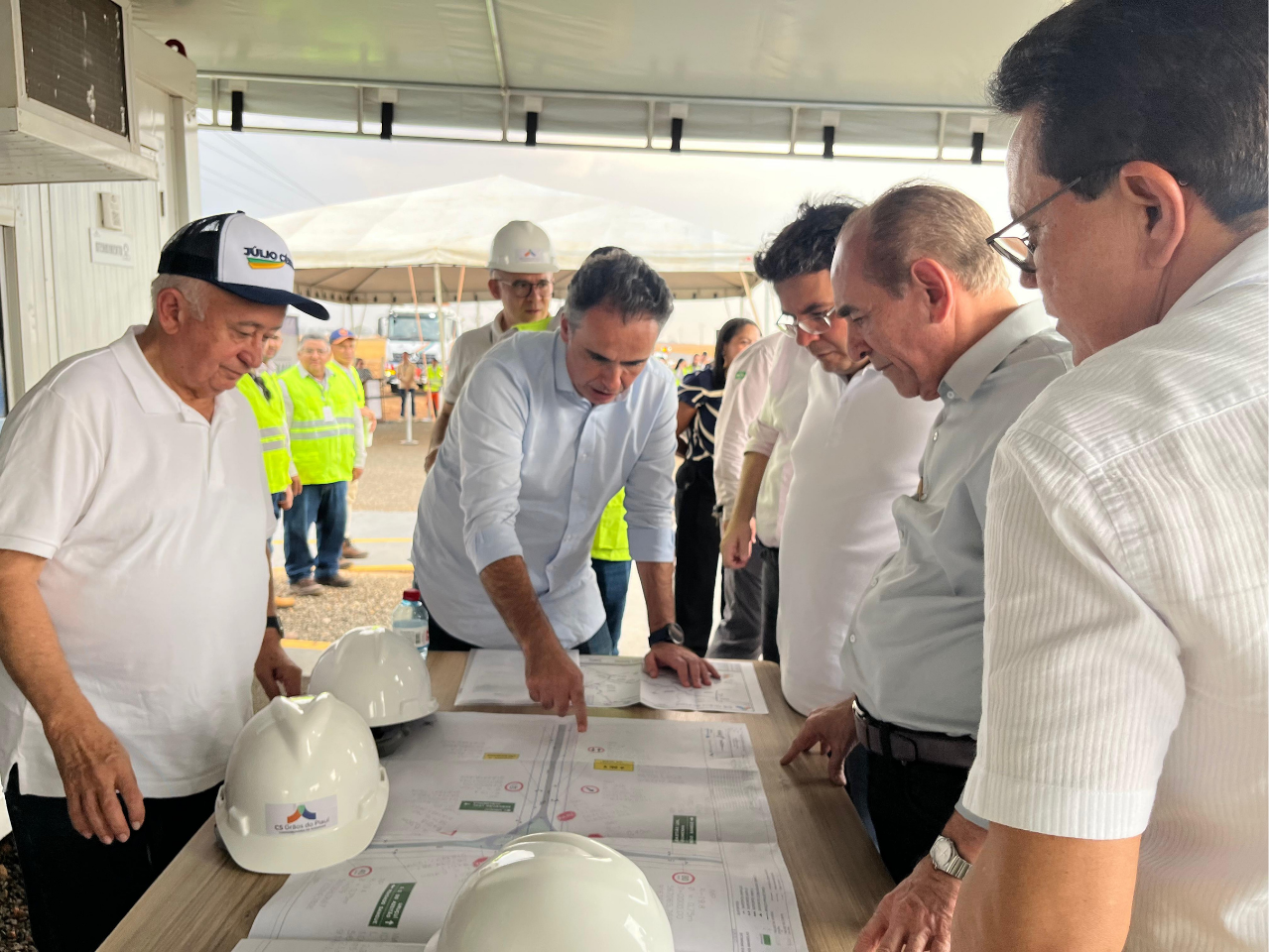 CS Grãos do Piauí e Governo do Estado assinam ordem de serviço para pavimentação de 8km da PI-391