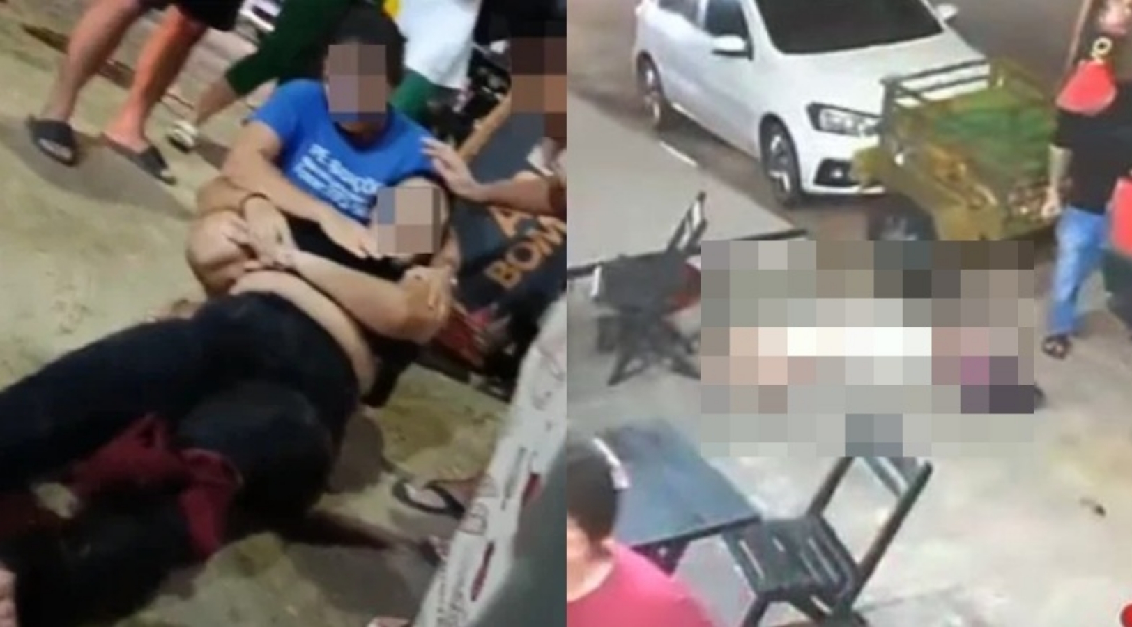 (Vídeo): criança é baleada na cabeça e mulher fica ferida na perna em Parnaíba