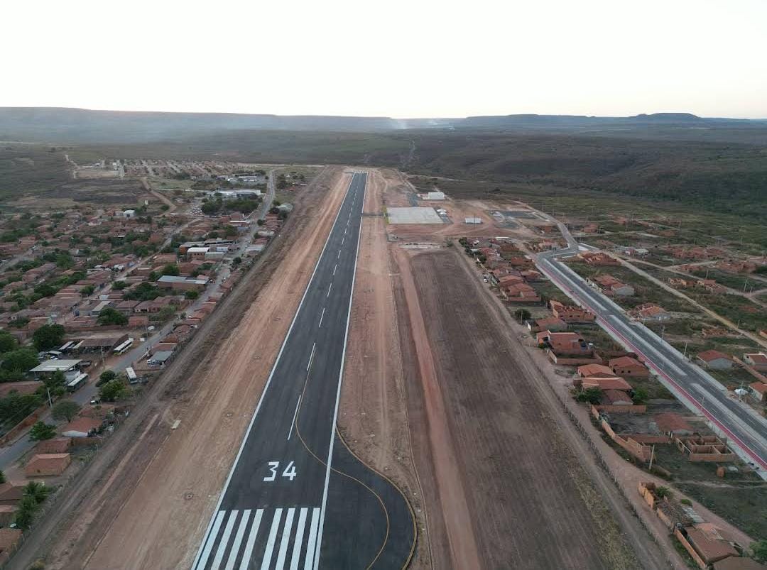 Aeroporto de Bom Jesus recebe autorização da ANAC para voos noturnos