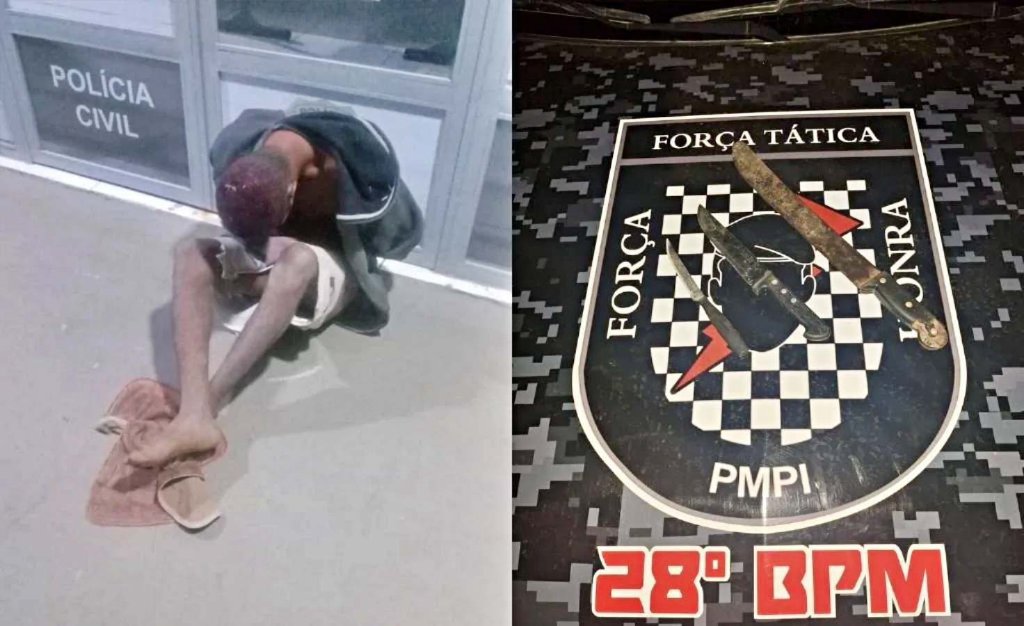 Suspeito de esfaquear criança de 3 anos é preso no Sul do Piauí; tia-avó da vítima viu crime e infartou