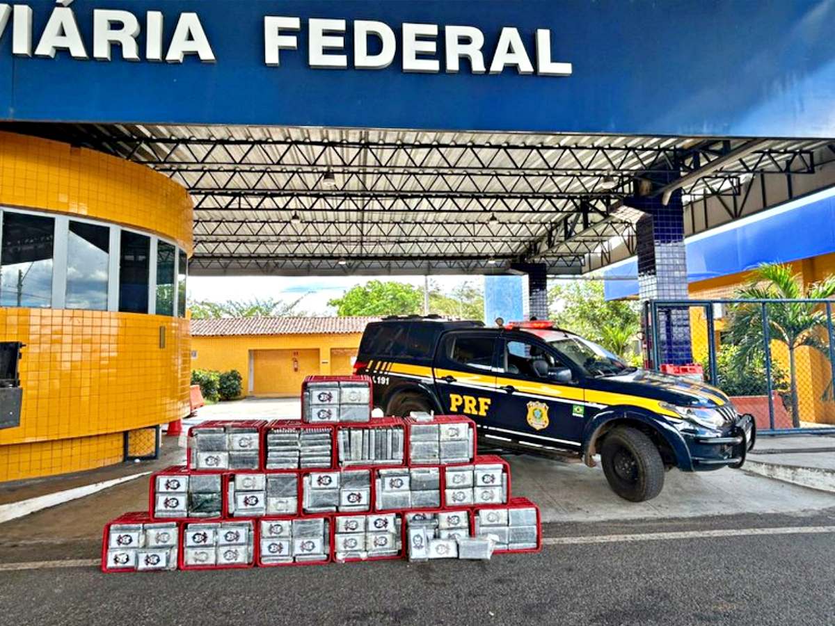(Vídeo): PRF apreende mais de meia tonelada de cocaína no Piauí