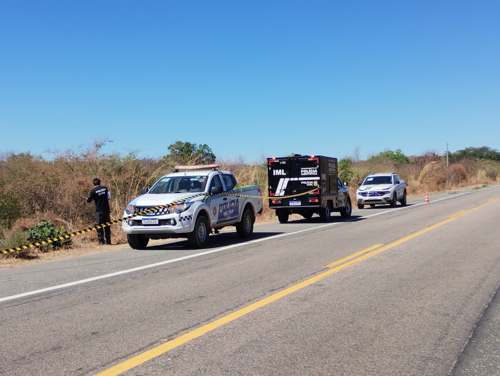 Redenção do Gurguéia: Letícia Nunes é encontrada sem vida na BR-135 e polícia trabalha com hipótese de acidente
