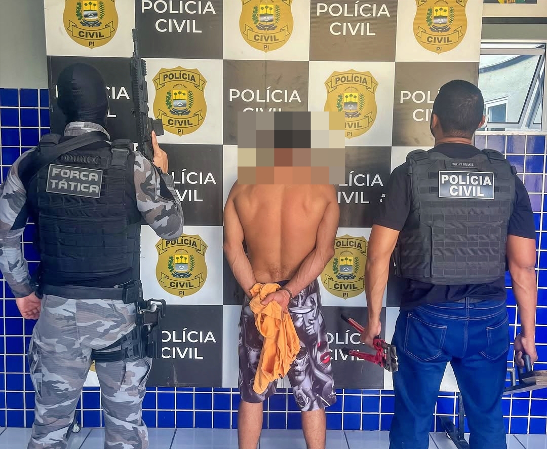 Polícia Civil deflagra operação e prende suspeito de tráfico e homicídio no Sul do Piauí