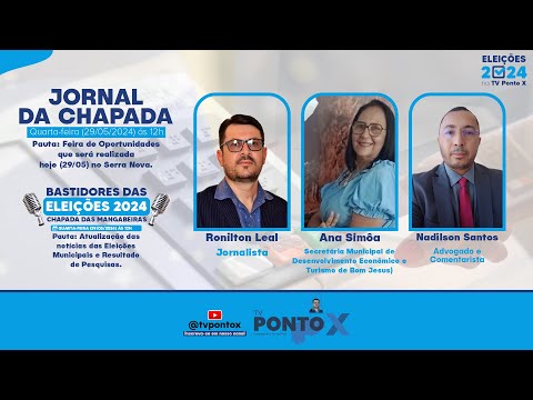#TVPontoX - ENTREVISTA COM ANA SIMÔA, SEC. DESENVOLVIMENTO BOM JESUS (29/05/24)