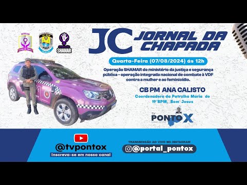 #TVPontoX - ENTREVISTA COM POLICIAL ANA CALISTO (07/08/24)