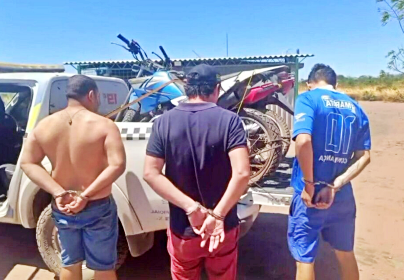 Operação da Polícia Militar no cerrado de Bom Jesus resulta em prisões e apreensão de armas