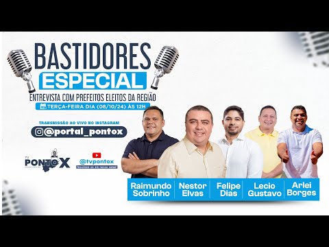 #TVPontoX - BASTIDORES COM PREFEITOS ELEITOS DA REGIÃO (08/10/24)