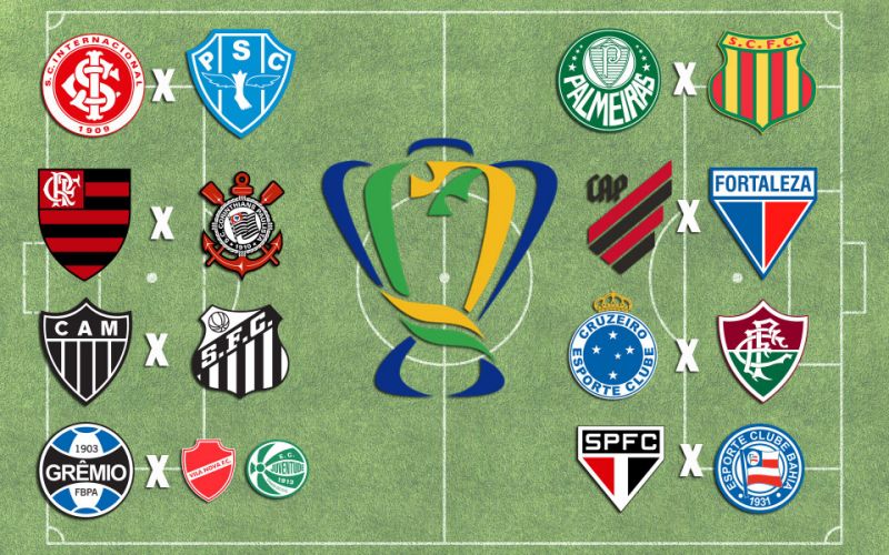 Sorteio das quartas da Copa do Brasil define duas reedições de