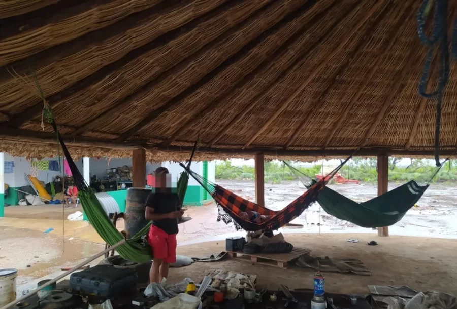 Fiscalização resgata trabalhadores em situação análoga à escravidão em fazenda de soja no Piauí; um era adolescente — Foto: Ministério do Trabalho