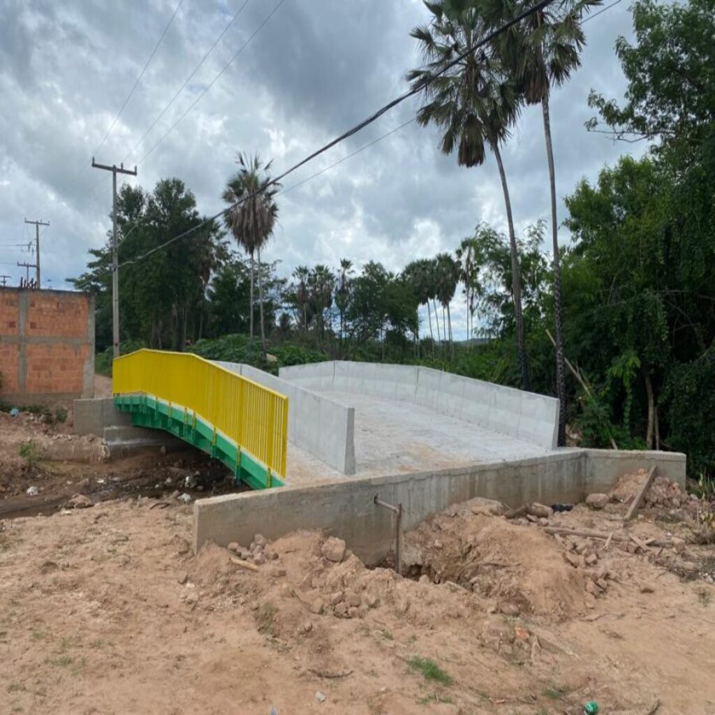 Foto: Ponte no bairro Miramar em Bom Jesus (Crédito; Lucas Sousa)
