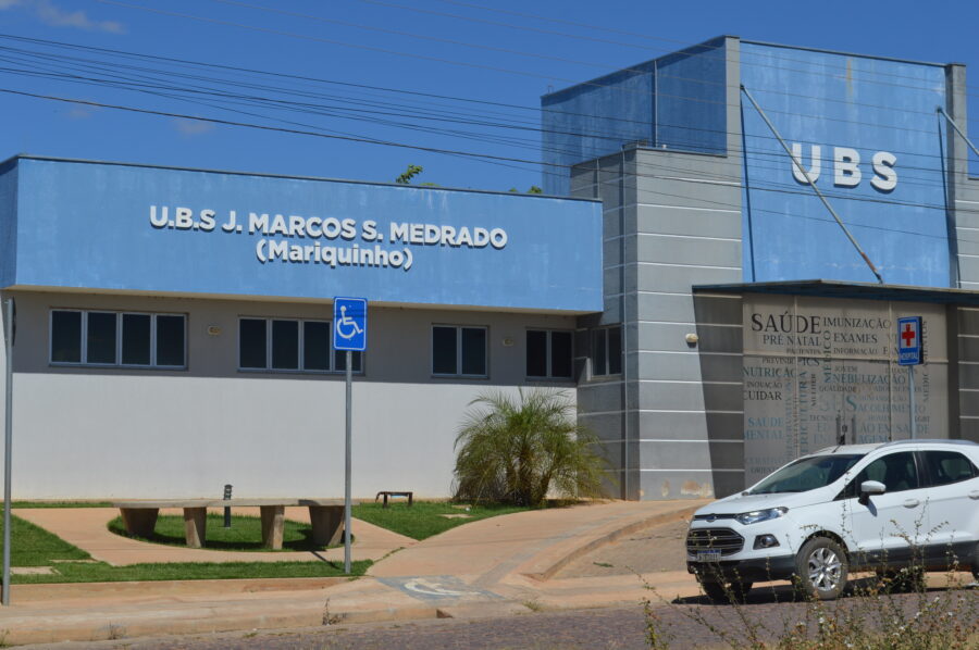 UBS Mariquinho, bairro Alto Alegre, Bom Jesus-PI (Foto: Ronilton Leal - Portal Ponto X)