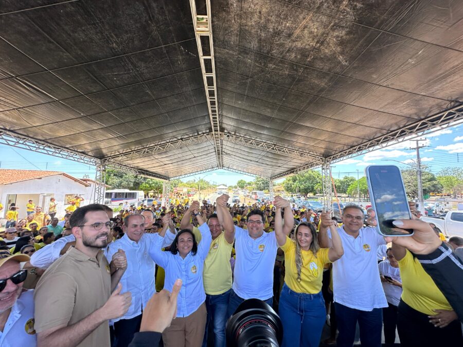 Governador Rafael Fonteles visita o Extremo Sul do Piauí e reforça apoio a camapanha de Lécio Gustavo (Foto: reprodução)