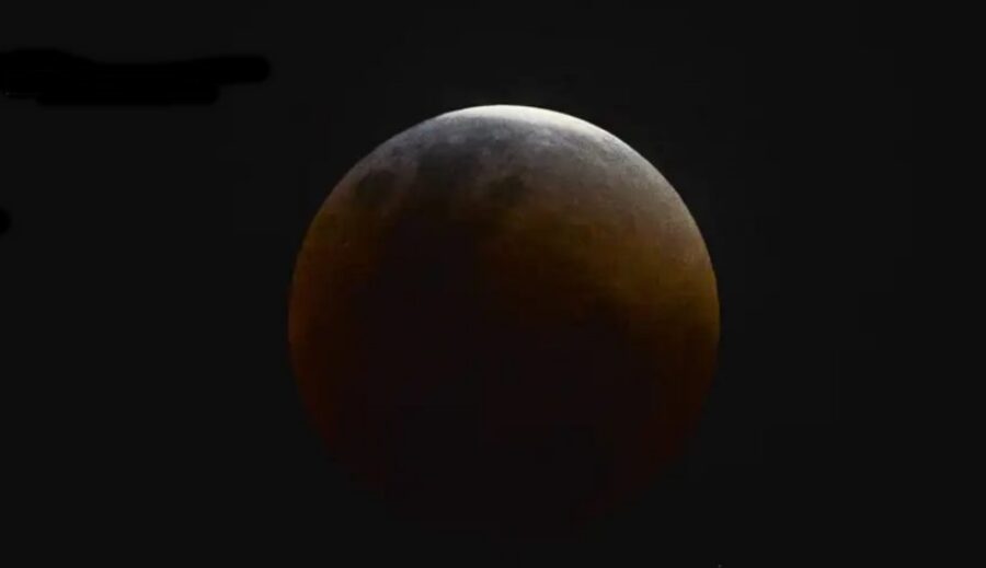 Eclipse Lunar (Foto: Marcello Casal Jr/Agência Brasil)