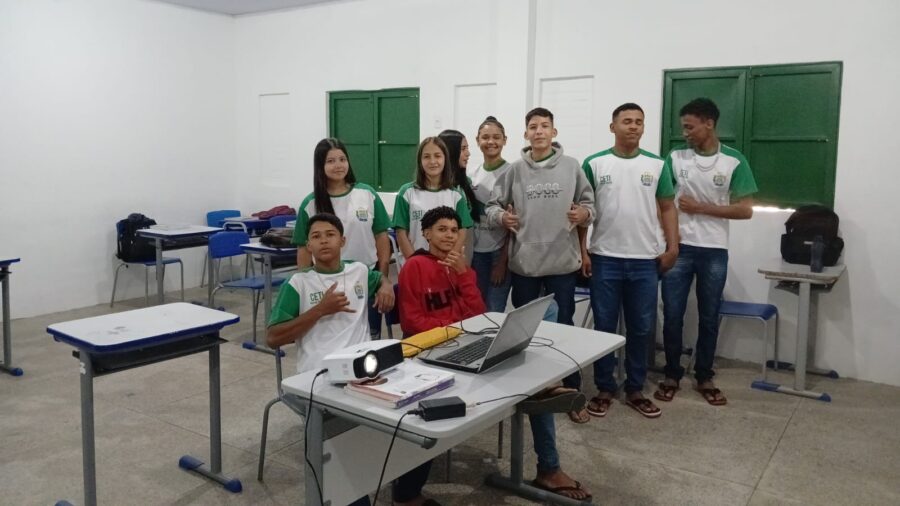 Estudantes Seduc do CETI Martin Pinheiro, em Palmeira do PI