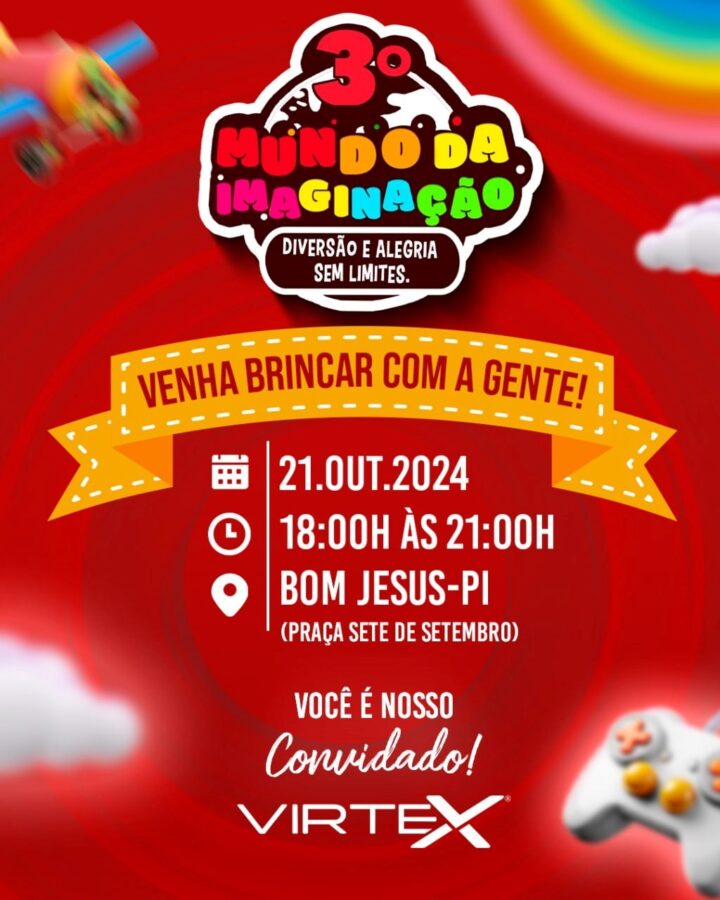 Virtex celebra o Dia das Crianças com o evento “Mundo da Imaginação” em Bom Jesus