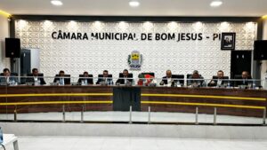 Câmara de Vereadores de Bom Jesus do Gurgueia-PI (Foto: Portal Ponto X)