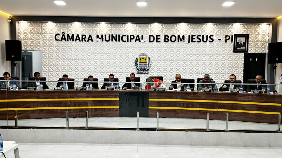 Câmara de Vereadores de Bom Jesus do Gurgueia-PI (Foto: Portal Ponto X)